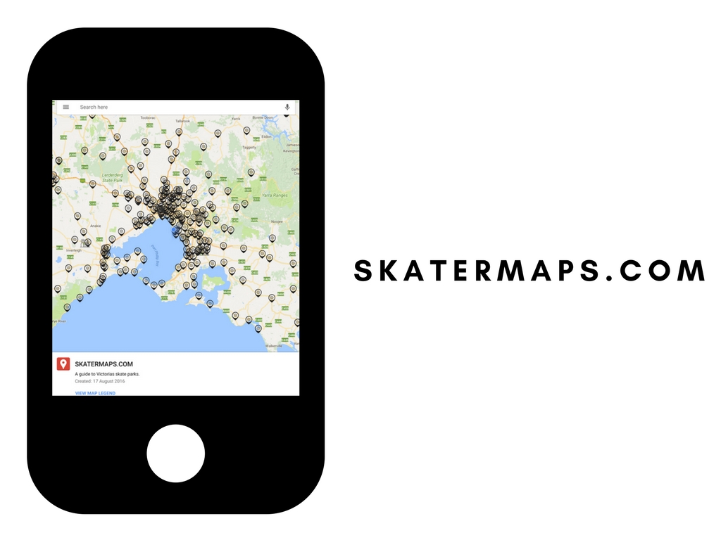 Google Maps Skater Maps Overlay